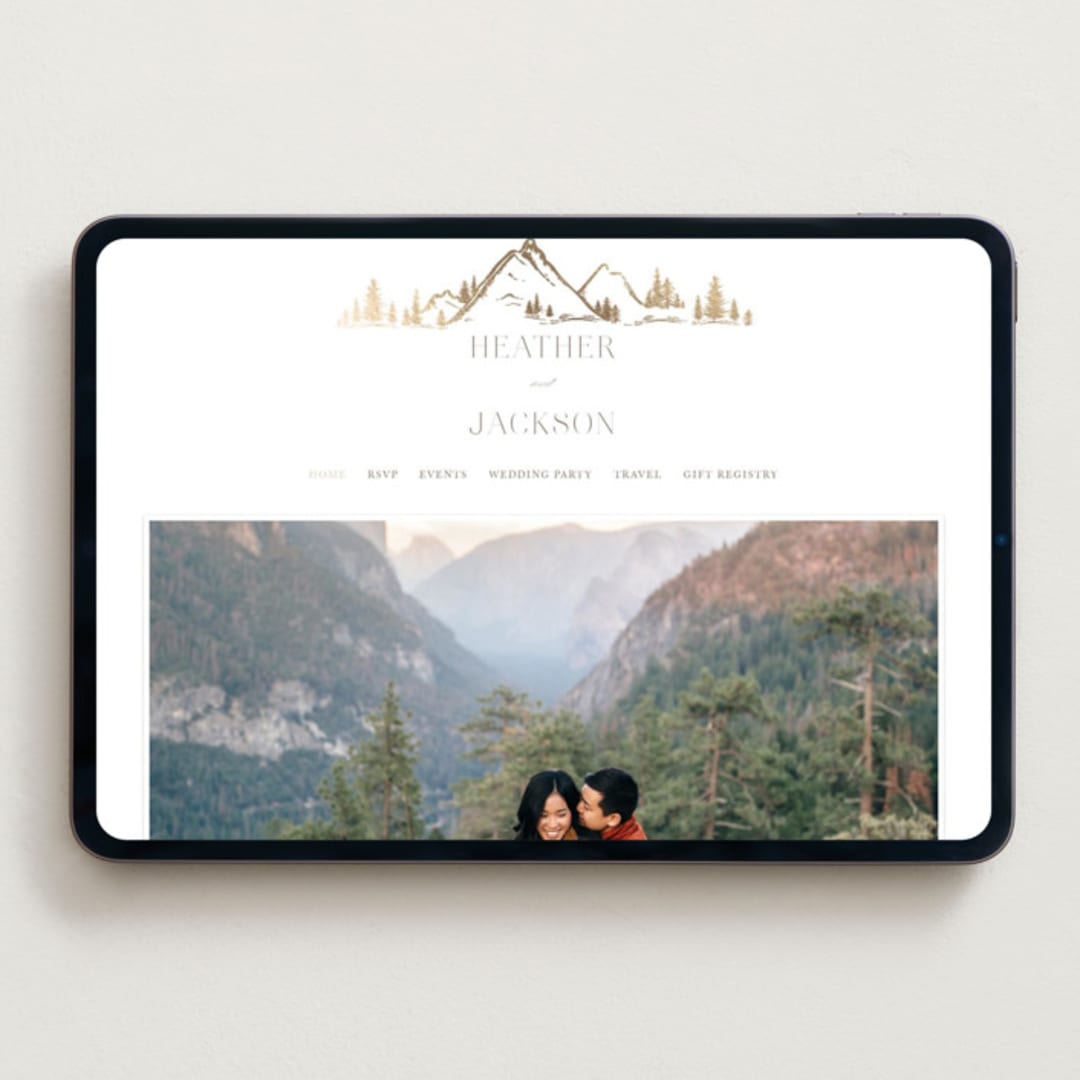 "Colorado" - Wedding Website in Earth by Mansi Verma - Desktop Design