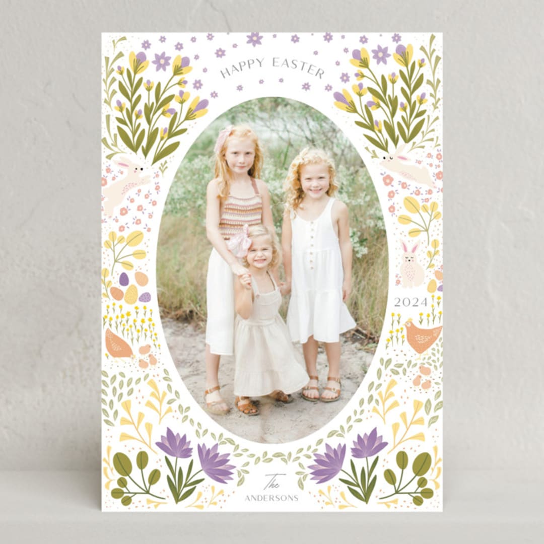 "eastertide" - Easter Photo Cards in Persica by Nikita Jariwala - Front