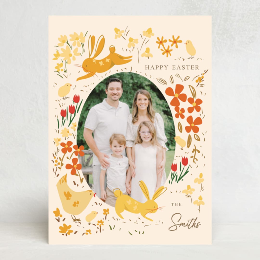 "EasterEaster" - Easter Photo Cards in Cream by samovilka - Front