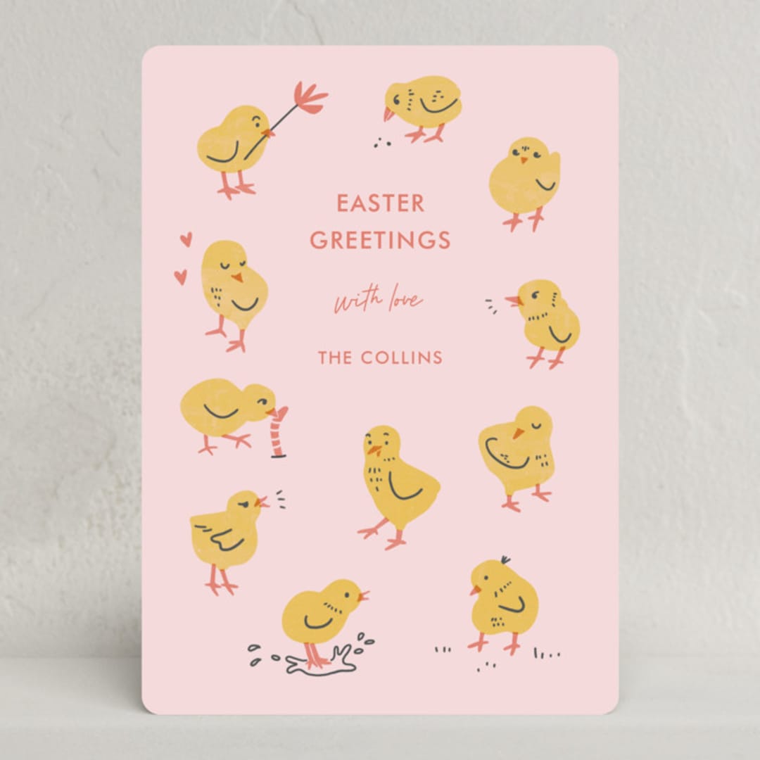 "Peeps" - Easter Photo Cards in Candy by Dawn Pope - Front