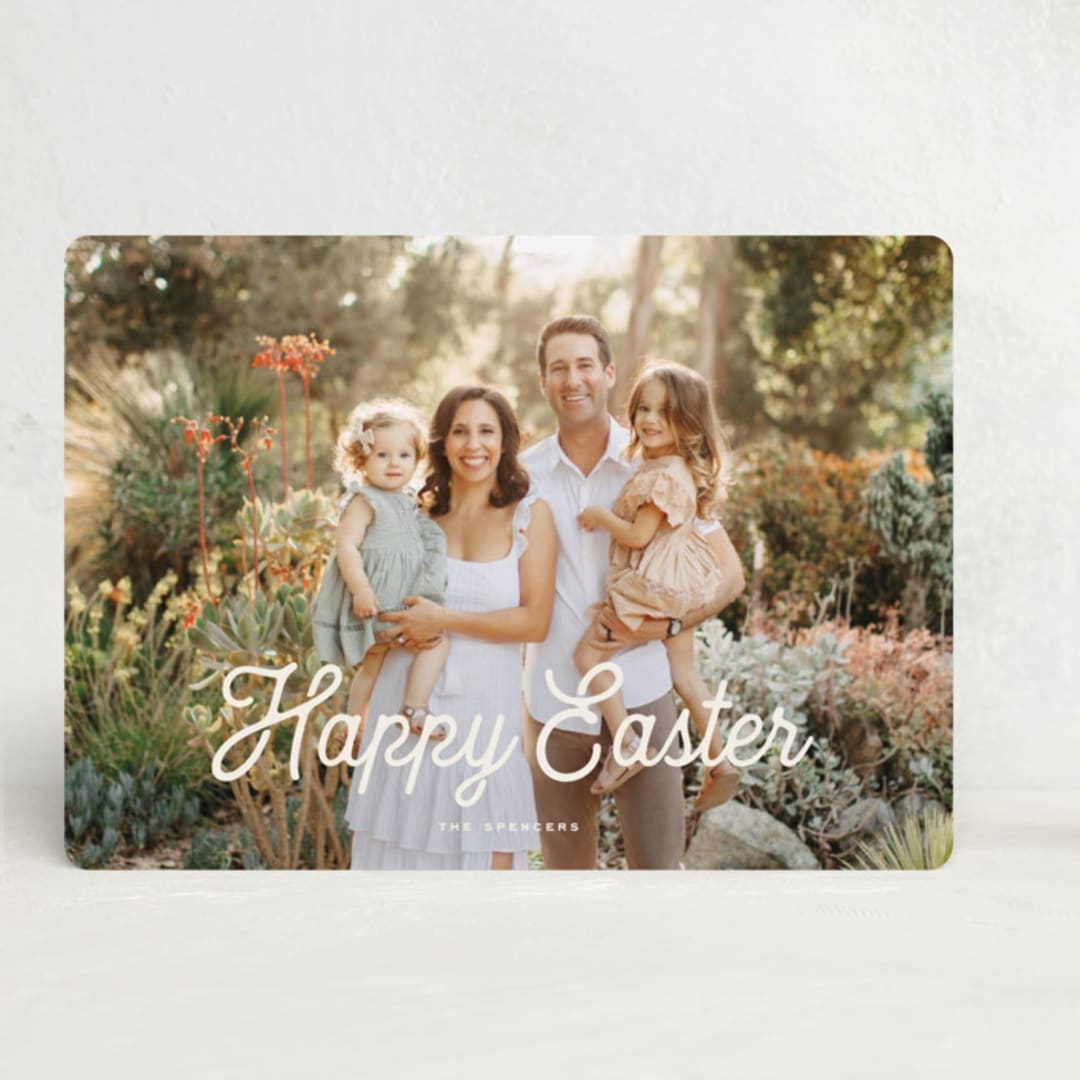 "Nostalgic" - Easter Photo Cards in Lily by Alexandra Cohn - Front