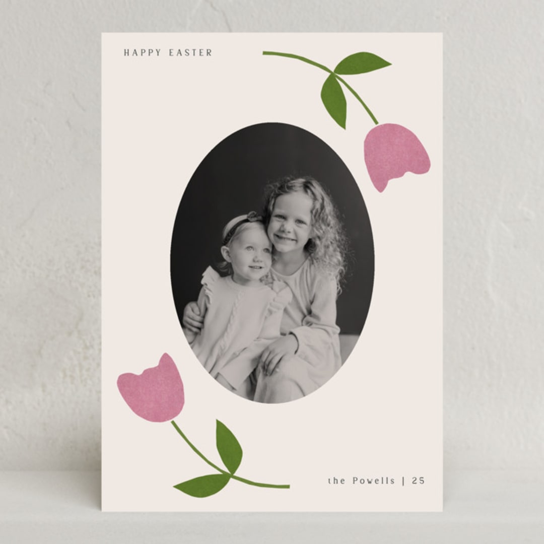 "minimal easter" - Easter Photo Cards in Flower by Sumak Studio - Front
