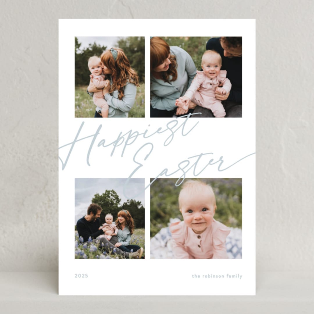 "Rainier" - Easter Photo Cards in Sky by Blustery August - Front