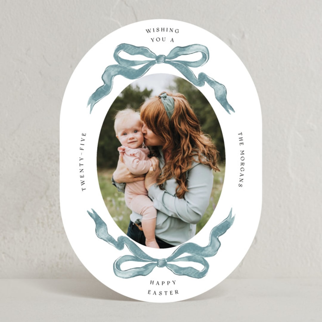 "Gibson" - Easter Photo Cards in Snow by Pati Cascino - Front