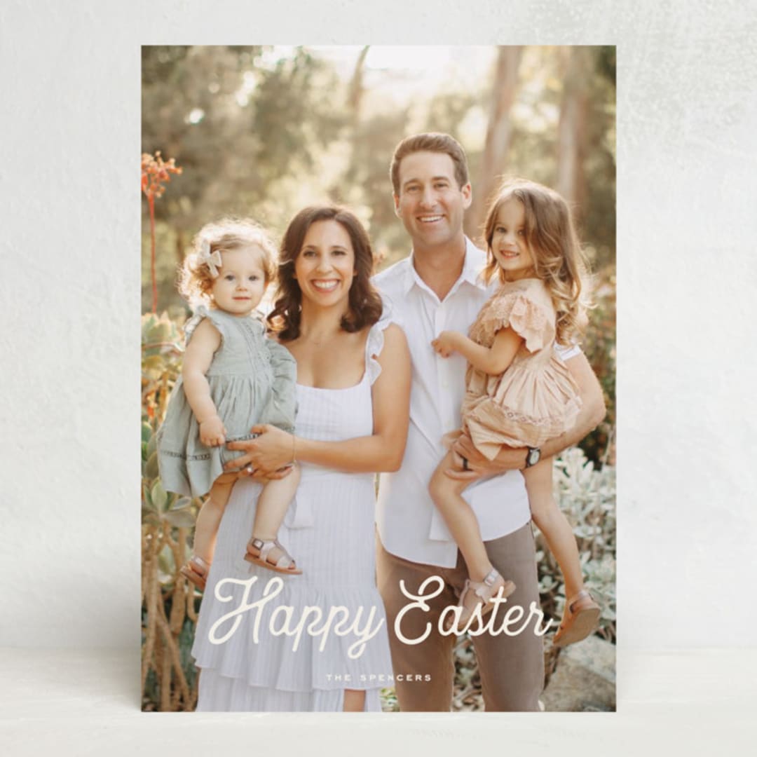 "Nostalgic" - Easter Photo Cards in Lily by Alexandra Cohn - Front