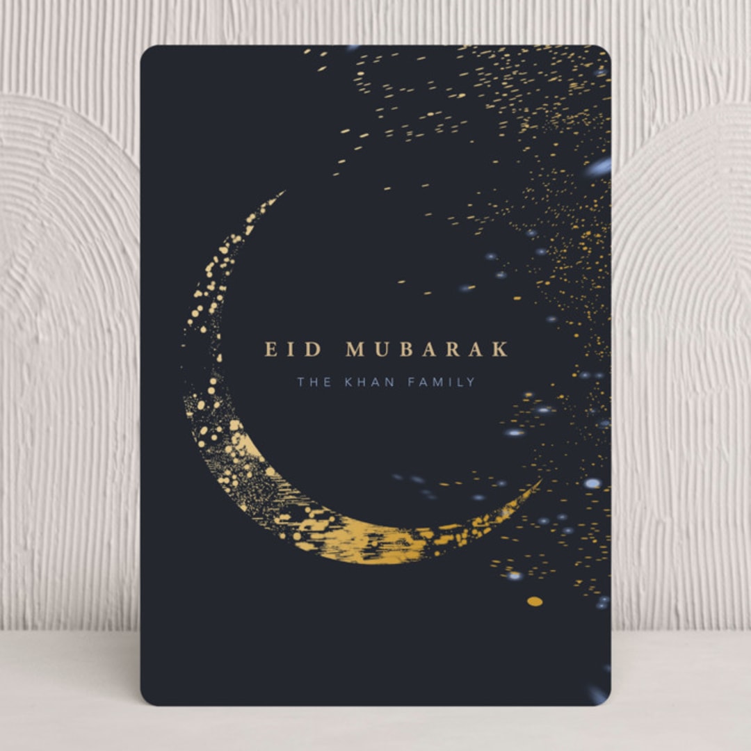"Clear Skies" - Eid Cards in Night by Anna Joseph - Front