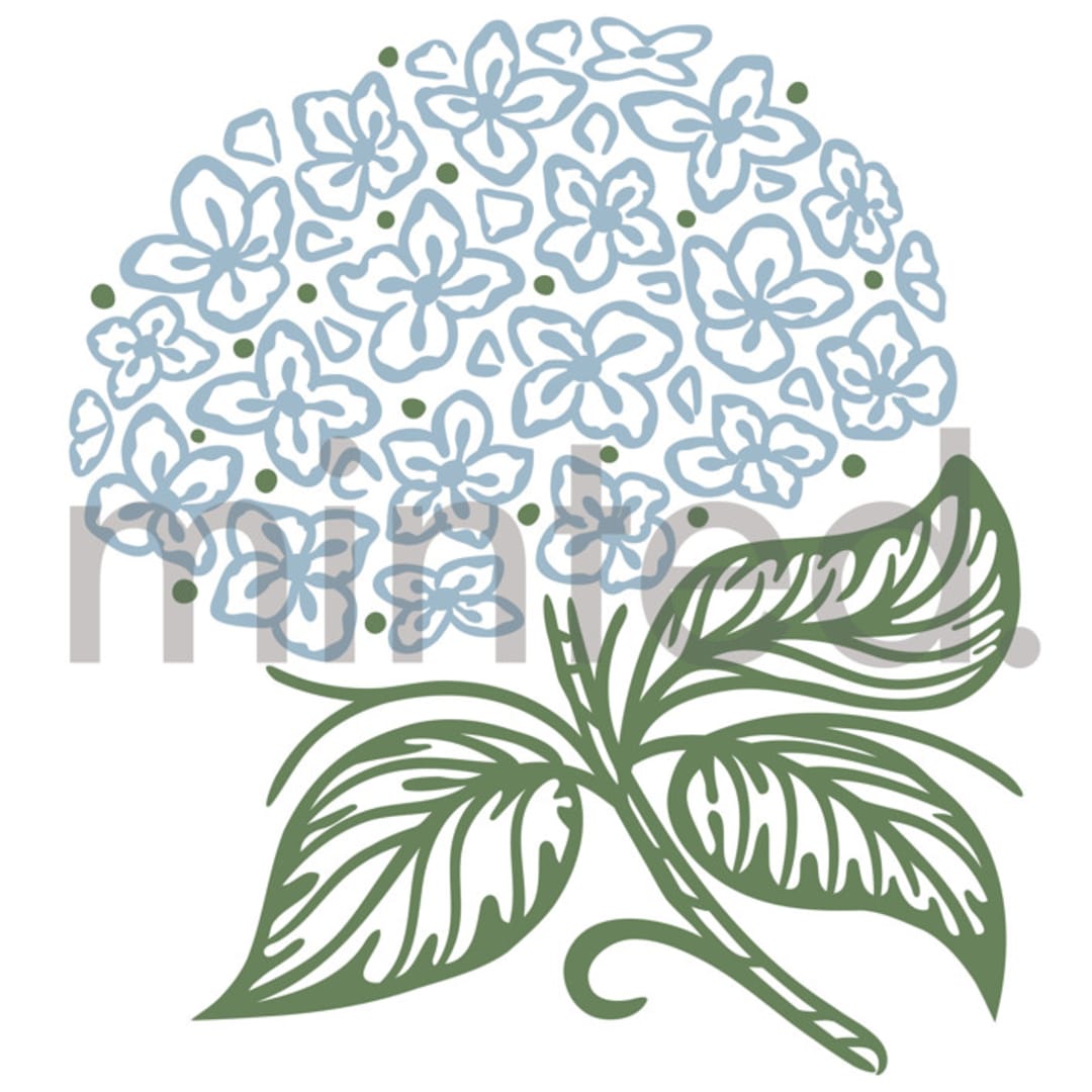 "Hydrangea" - Design Element in Sky by Paper Sun Studio - Design Element