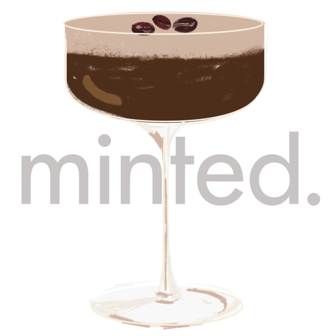 "Espresso Martini" - Design Element in Cocoa by Baumbirdy - Design Element