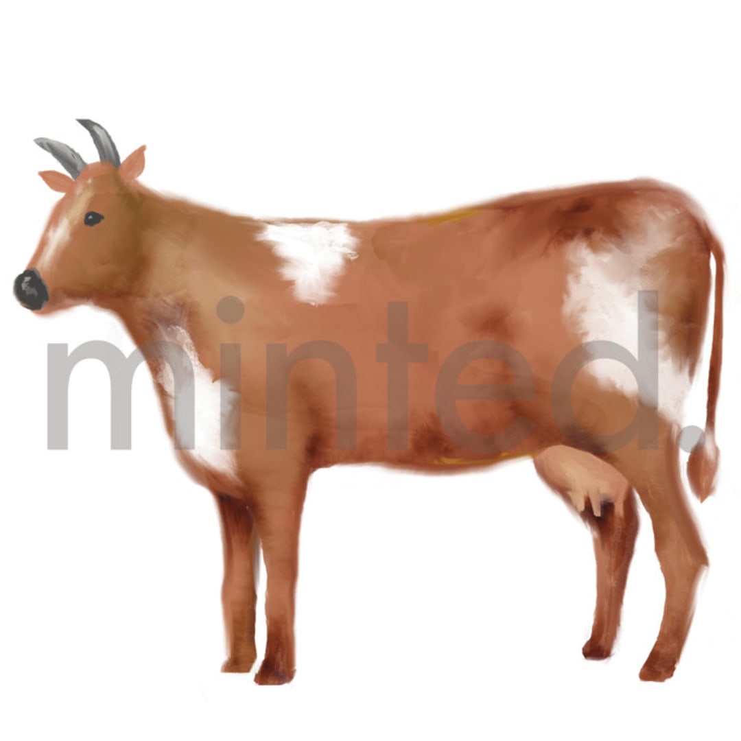 "Cow" - Design Element in Leather by Petra Kern - Design Element