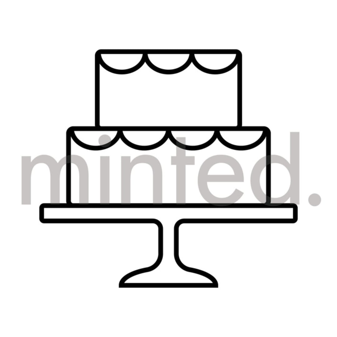 "Cake" - Design Element in Onyx by mo kelley - Design Element