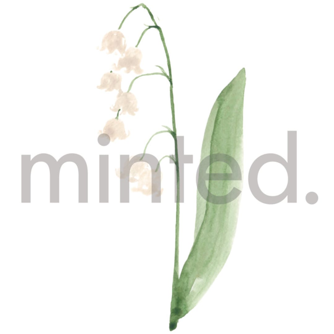 "Lily of the Valley" - Design Element in white by Itsy Belle Studio - Design Element