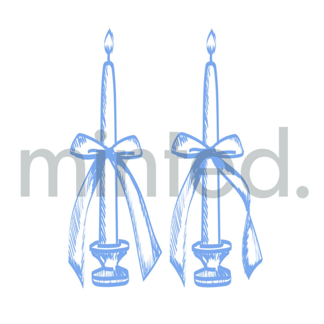 "Candles" - Design Element in white by Teju Reval - Design Element