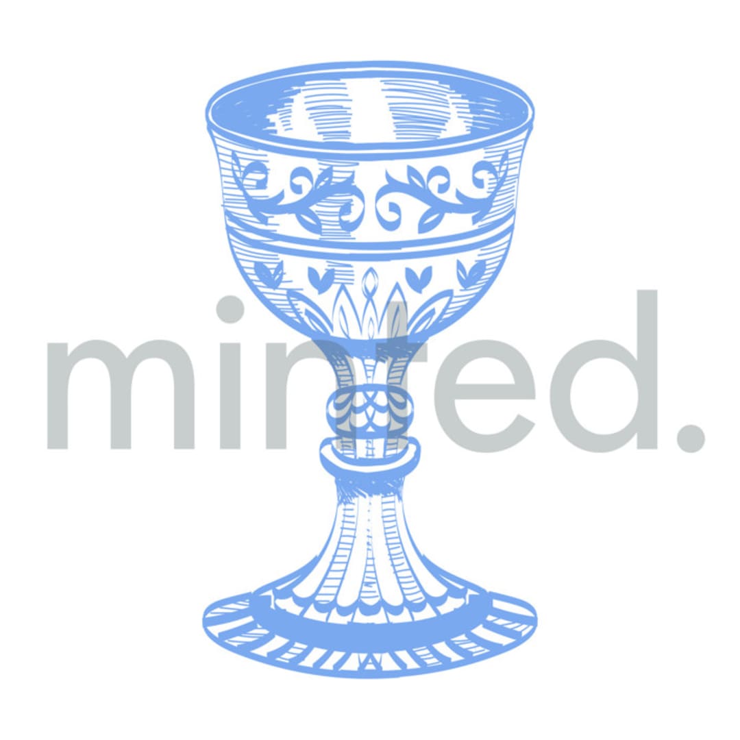 "Sacred Cup" - Design Element in white by Teju Reval - Design Element