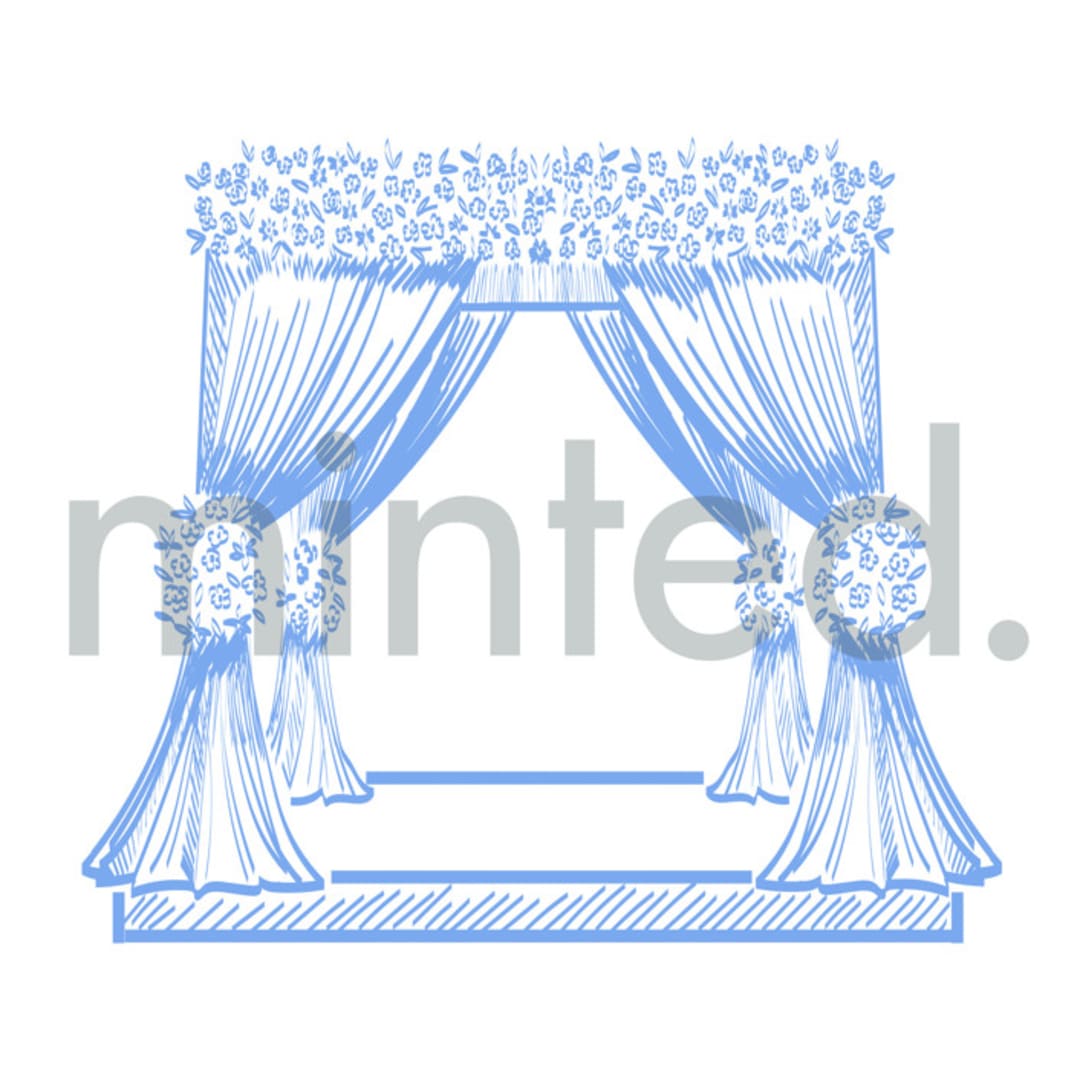 "Wedding Canopy" - Design Element in white by Teju Reval - Design Element