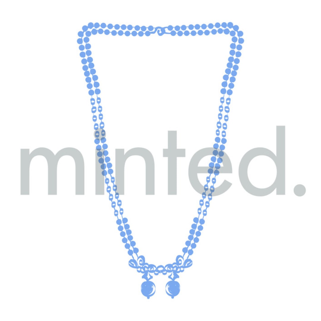 "Mangalsutra" - Design Element in white by Teju Reval - Design Element