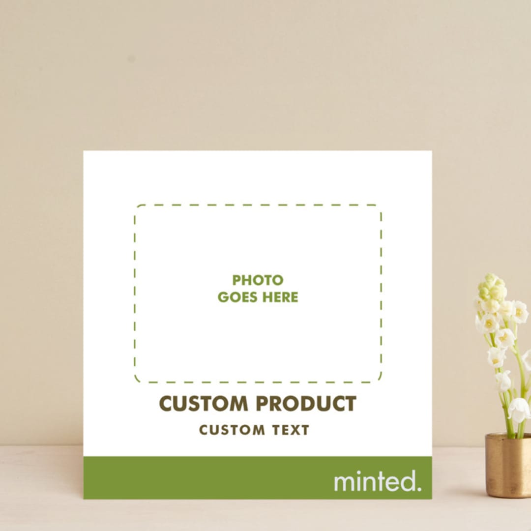 "square" - Engagement Party Invitations in Charcoal by Minted - Front
