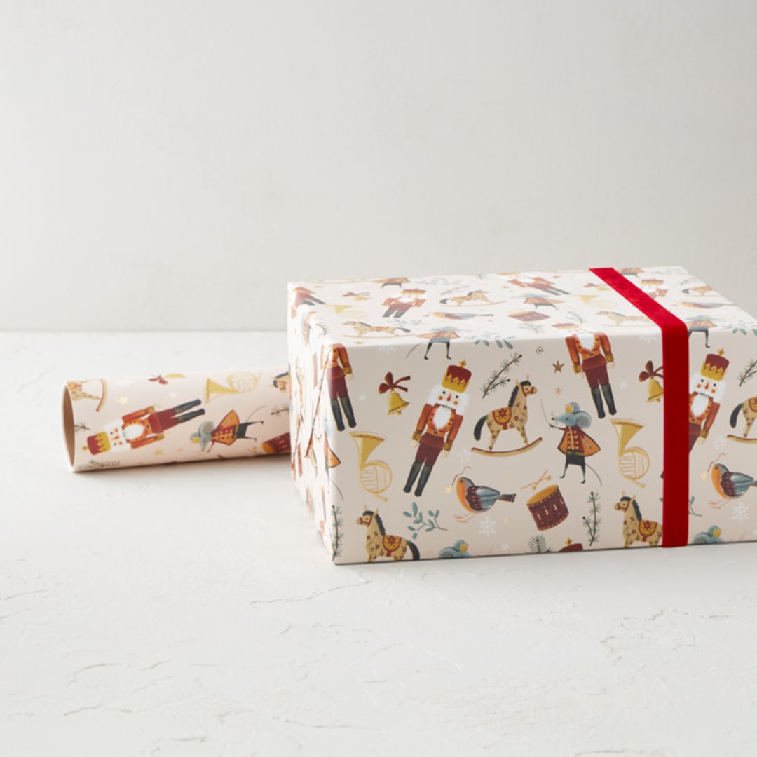 "Nutcracker" - Wrapping Paper Roll in Merry by BERNADETT URBANOVICS