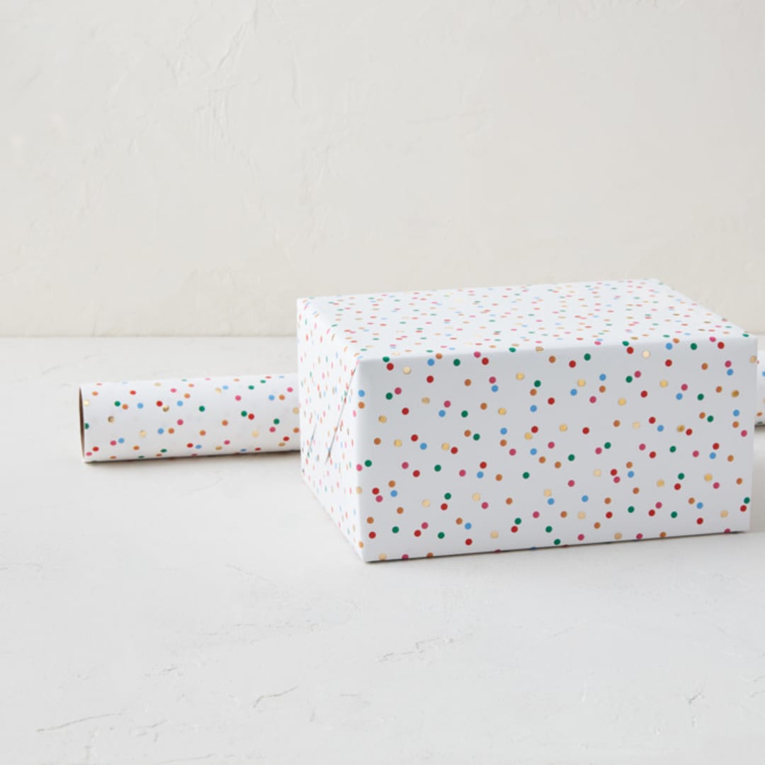 "scattered confetti" - Wrapping Paper Roll in Sugar by Ellen Schlegelmilch