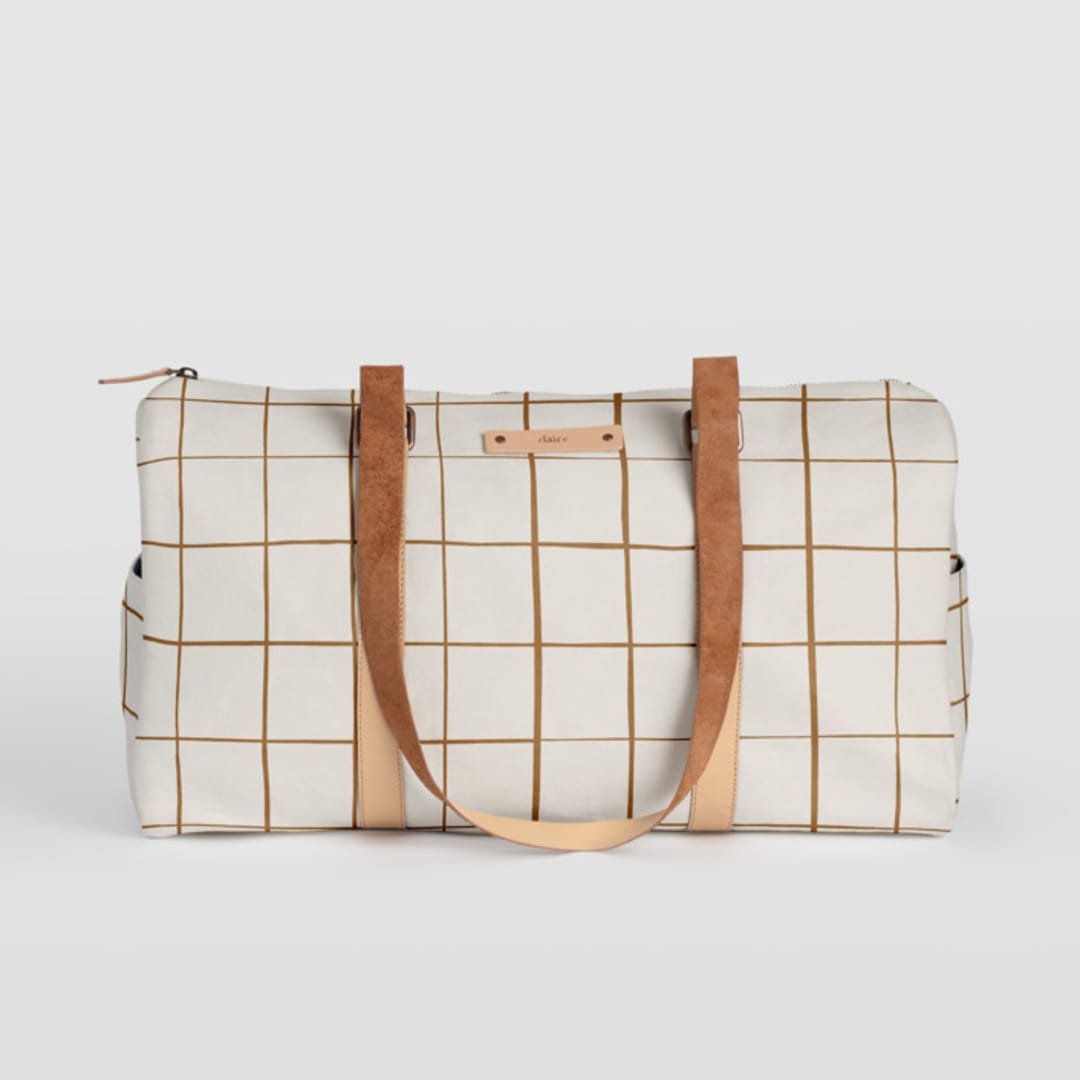 "Montauk" - Fillmore Duffle in Cocoa by Carolyn Nicks - Fillmore Duffle
