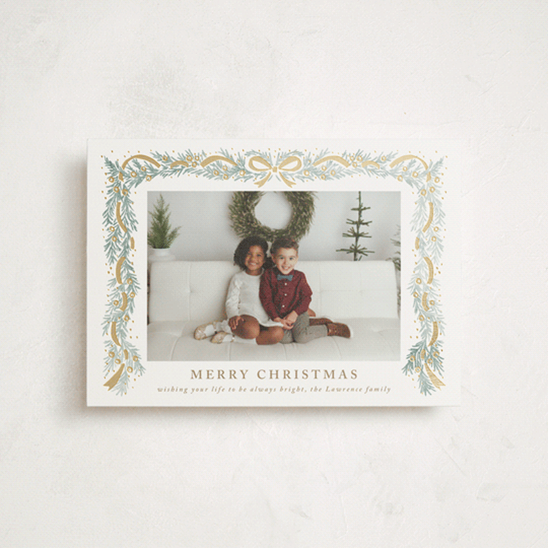 "Timeless" - Holiday Cards in Snowflake by Petra Kern - Front