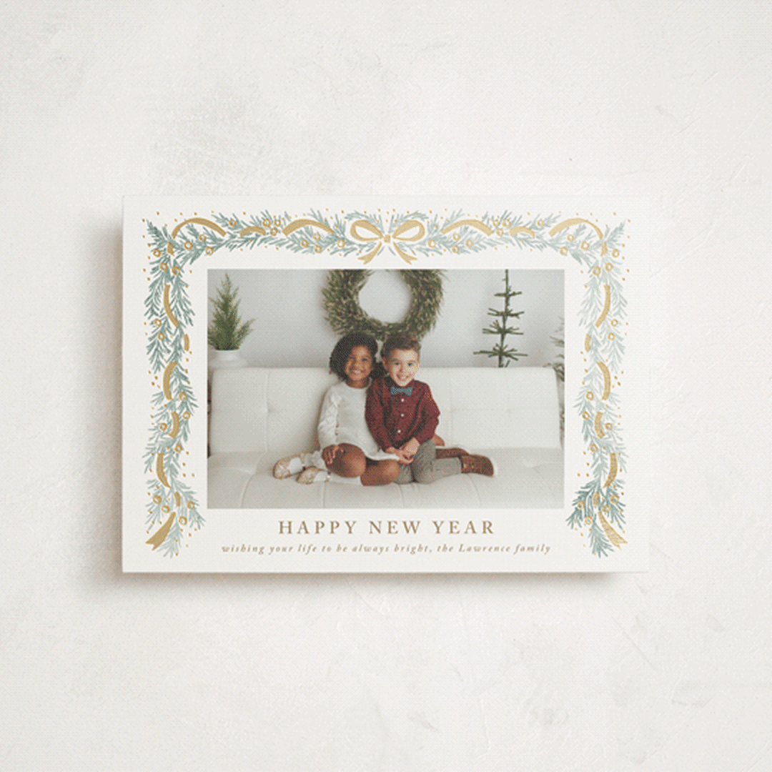 "Timeless" - Holiday Cards in Snowflake by Petra Kern - Front