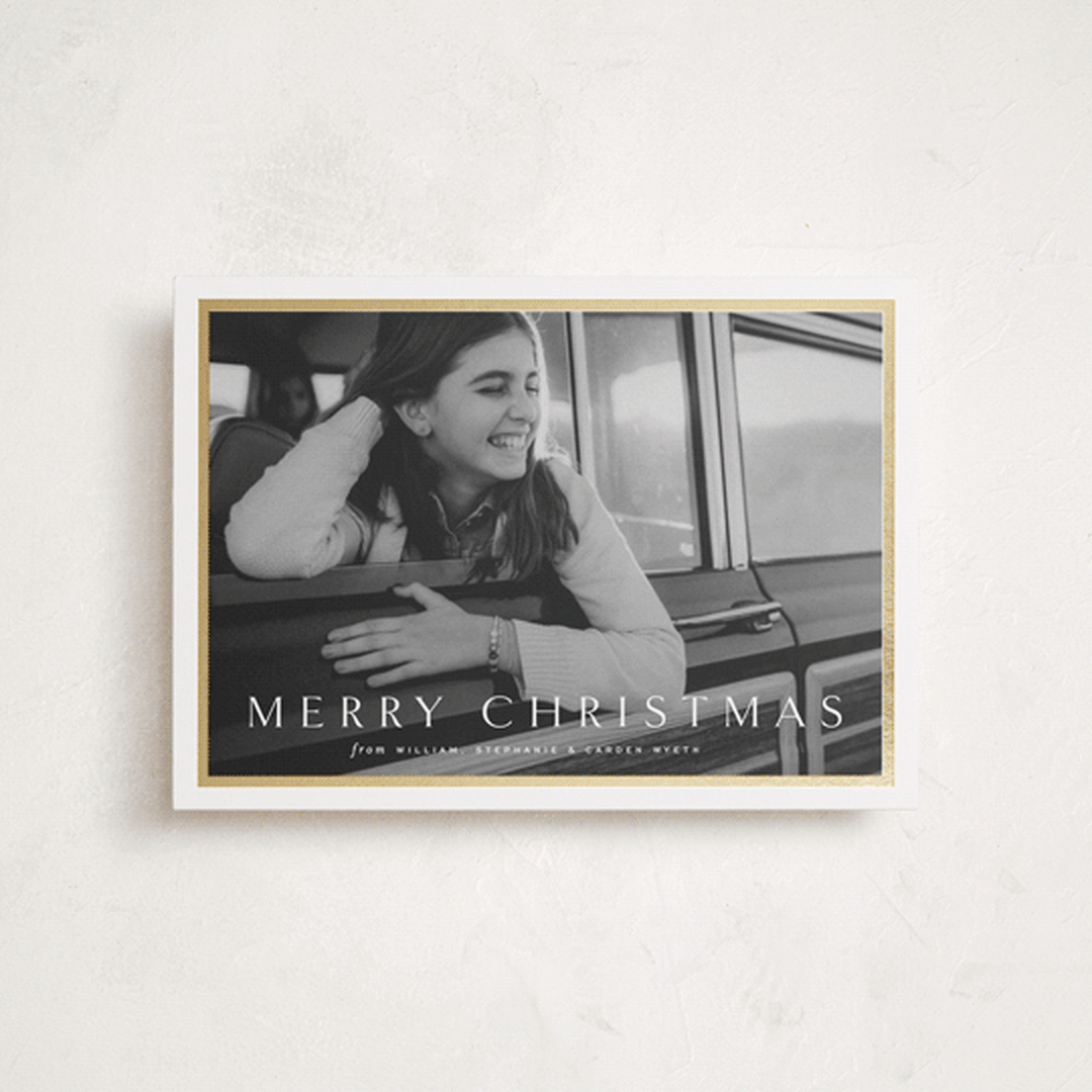 "Winds" - Holiday Cards in Cotton by Amy Kross - Front