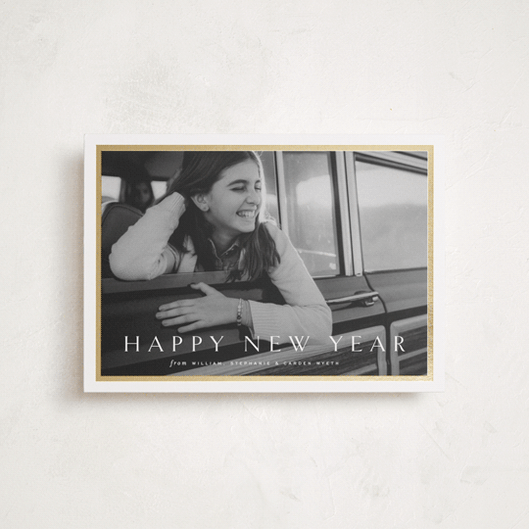 "Winds" - Holiday Cards in Cotton by Amy Kross - Front