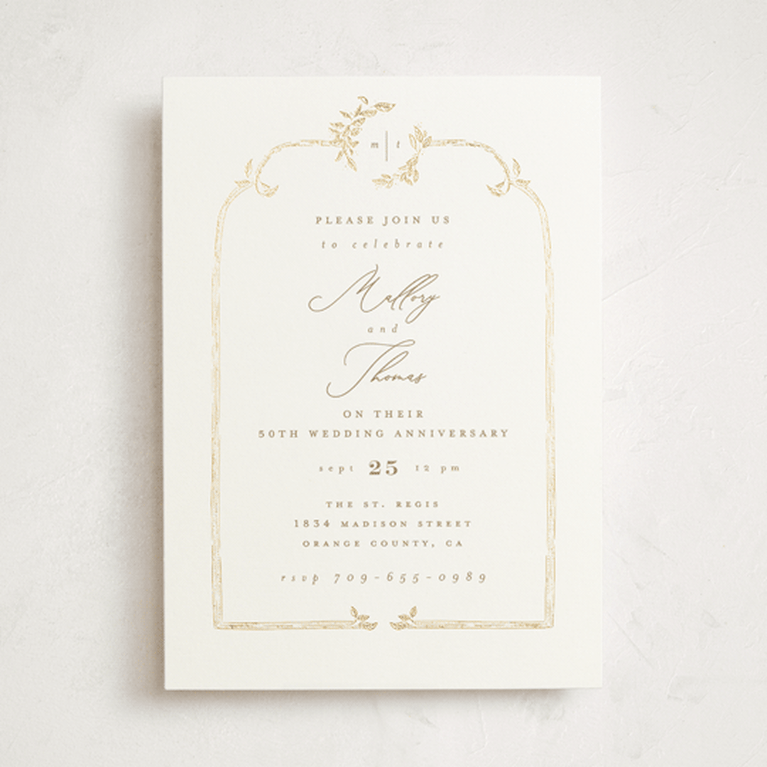 "Reflection" - Party Invitations in Porcelain by Leah Bisch - Front