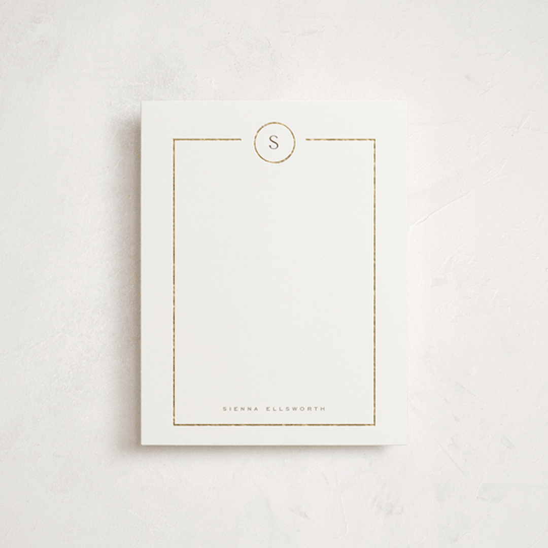 "stretto" - Personalized Stationery Cards in Diamond by chocomocacino - Front