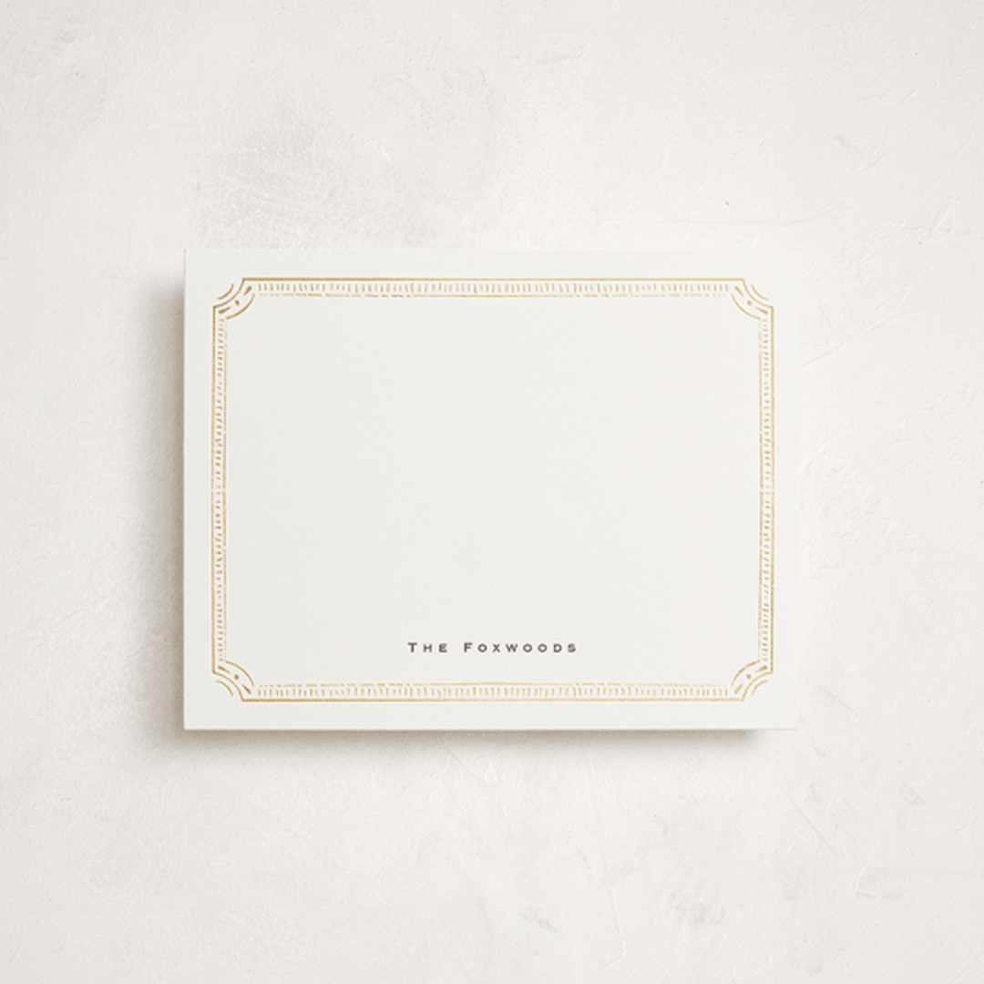 "Bookworm" - Personalized Stationery Cards in Snow by Tamara Hilje - Front