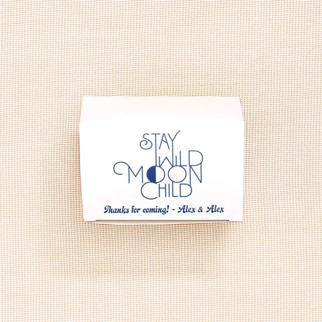 "Stay Wild Moon Child Cake Box, Set of 50" - Favor Boxes in brown by ForYourParty