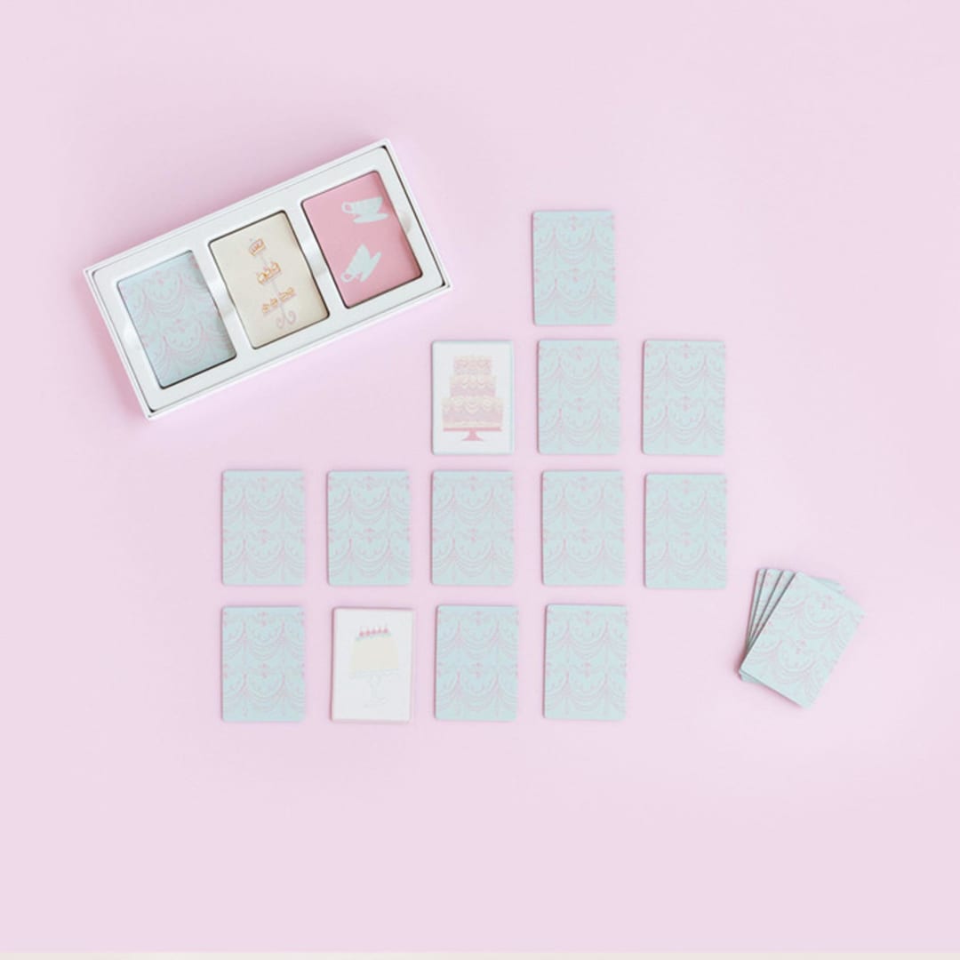 "Let Them Eat Cake Memory Match Game" - Games in multicolor by Jollity and Co