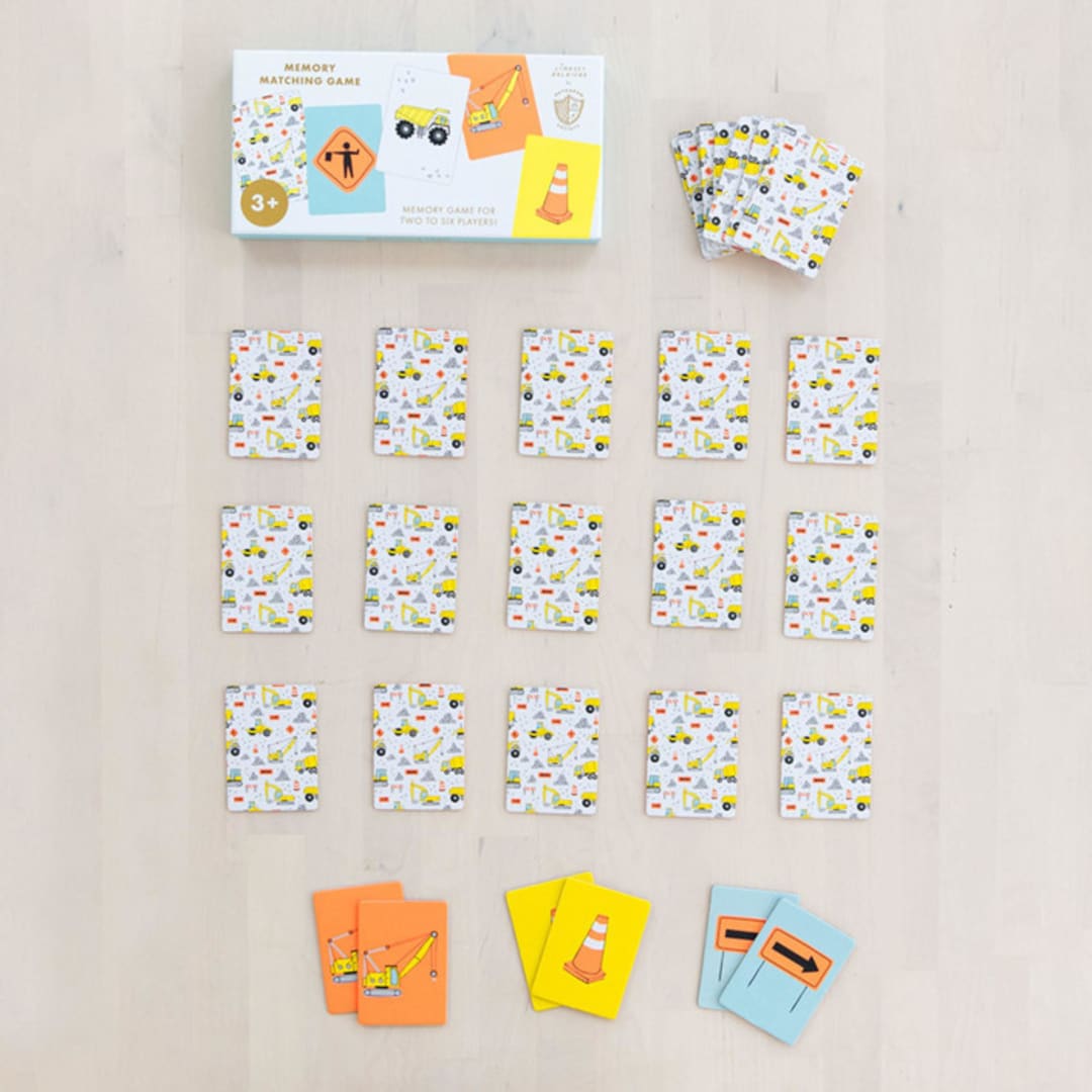 "Under Construction Memory Match Game" - Games in multicolorassorted-colors by Jollity and Co