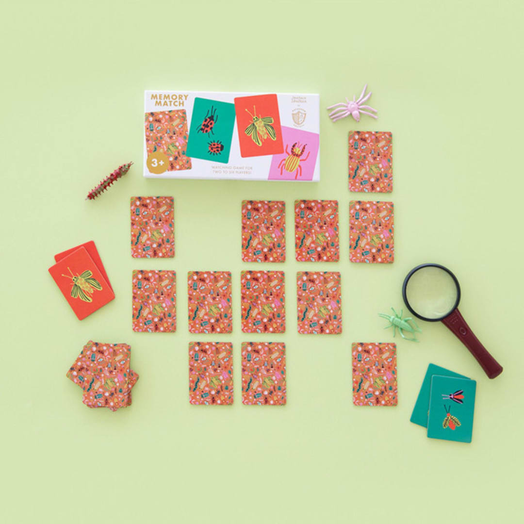 "Backyard Bugs Memory Match Game" - Games in multicolorassorted-colors by Jollity and Co