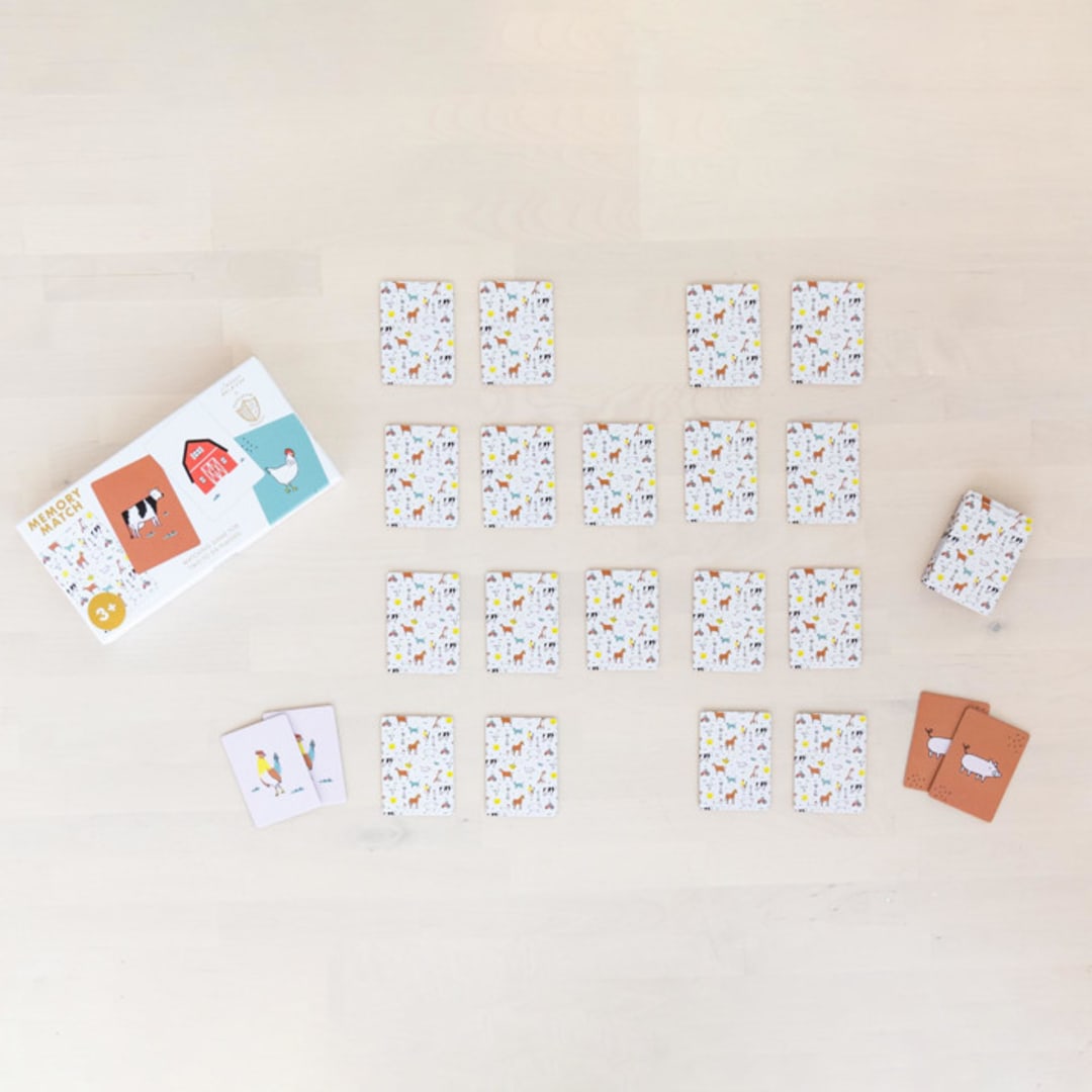 "On the Farm Memory Match Game" - Games in multicolorassorted-colors by Jollity and Co