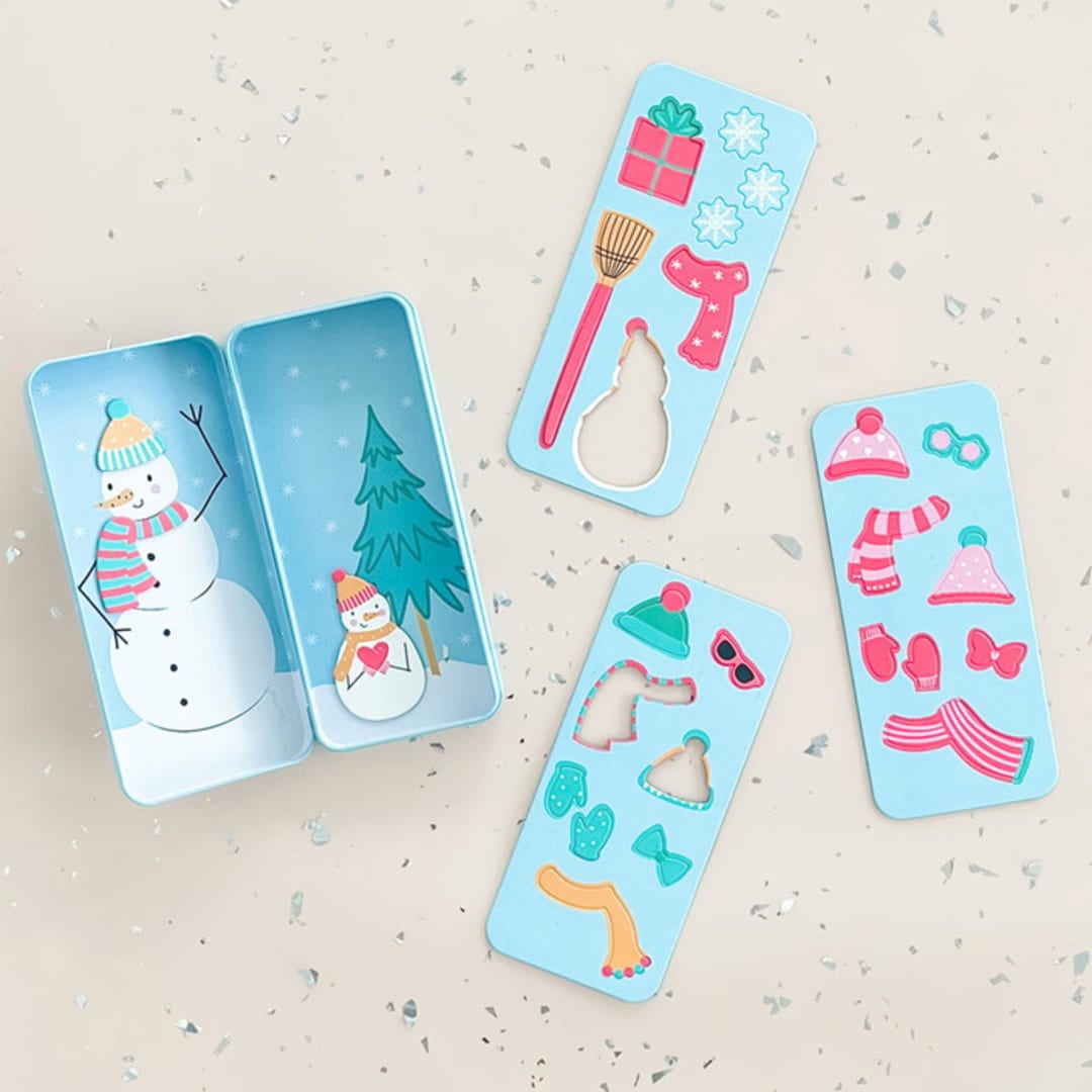 "Blizzard Buddies Magnetic Dress Up Game" - Games in blue by Jollity and Co