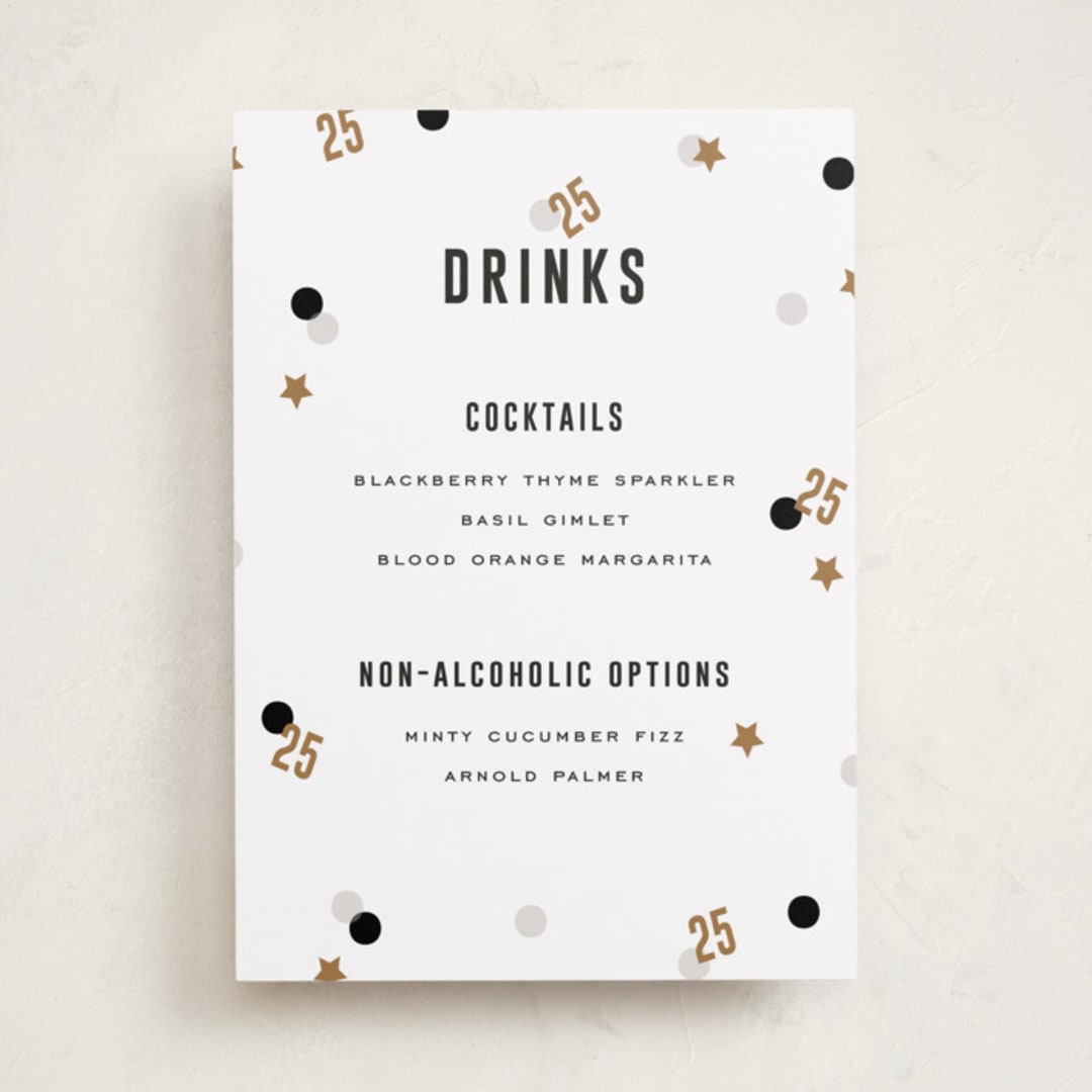 "Grad Confetti" - Graduation Bar Signs in Twinkle by Pixel and Hank - Front