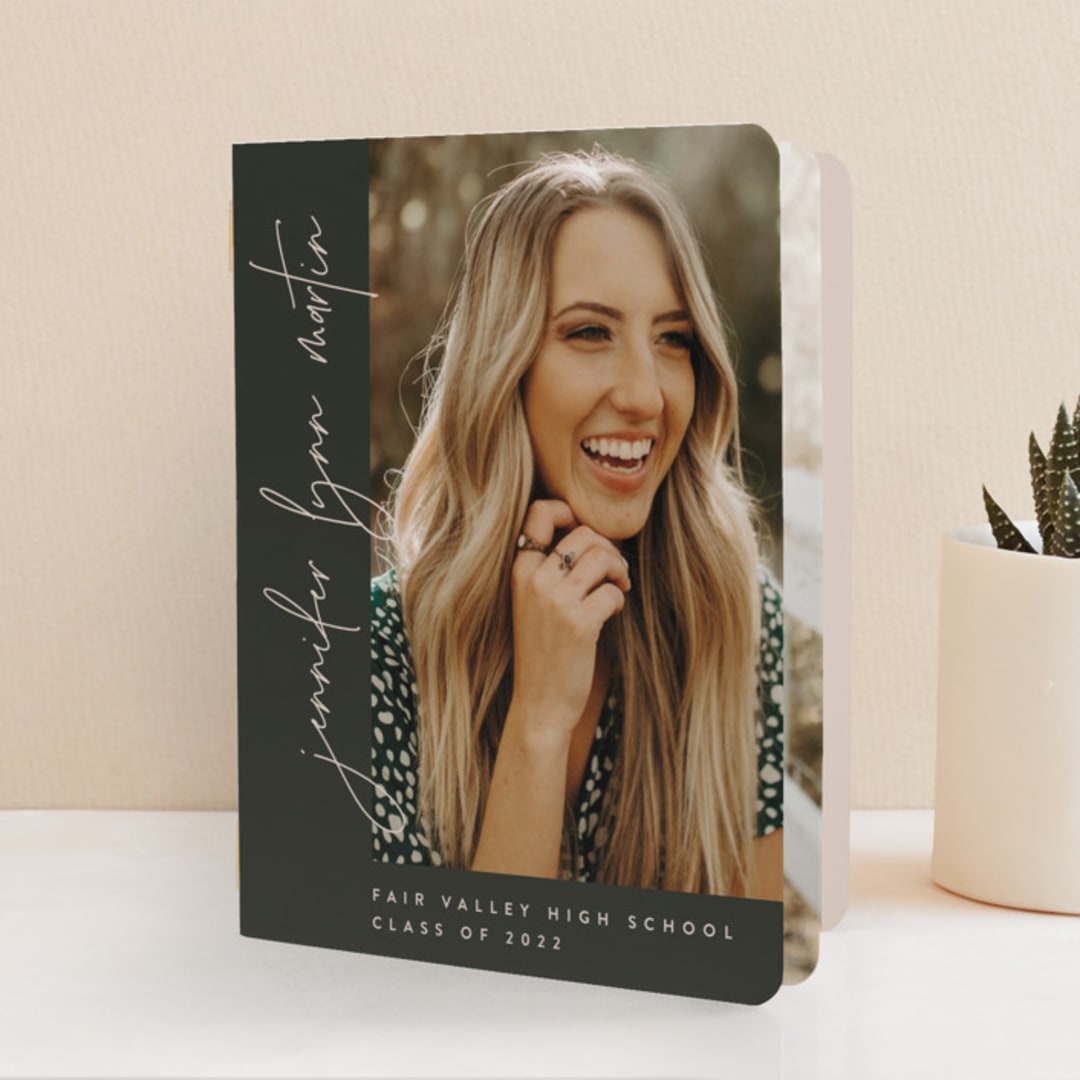 "She's Still Graduating" - Graduation Announcements in Spruce by JoAnn Jinks - Front