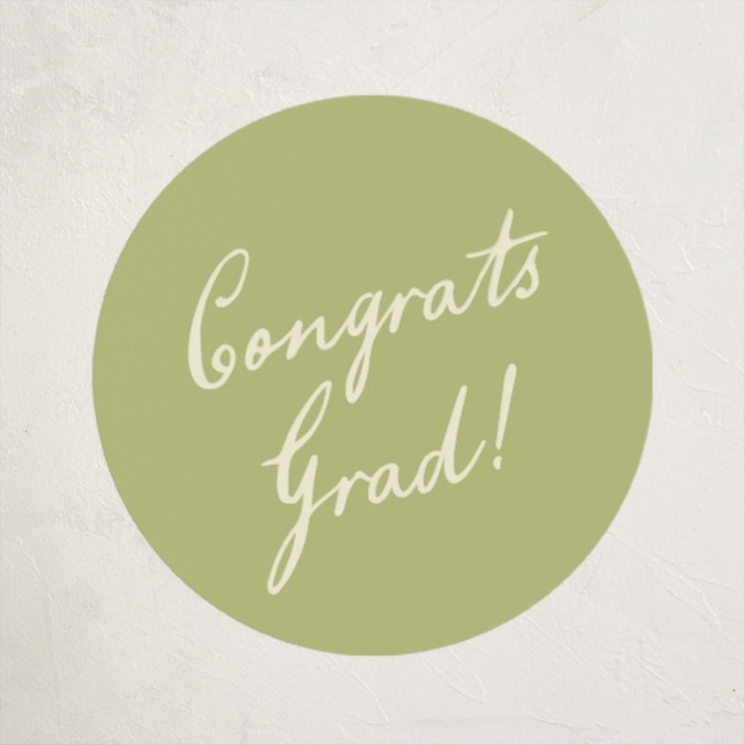 "Chunk" - Graduation Stickers in Funky by Pixel and Hank - Front