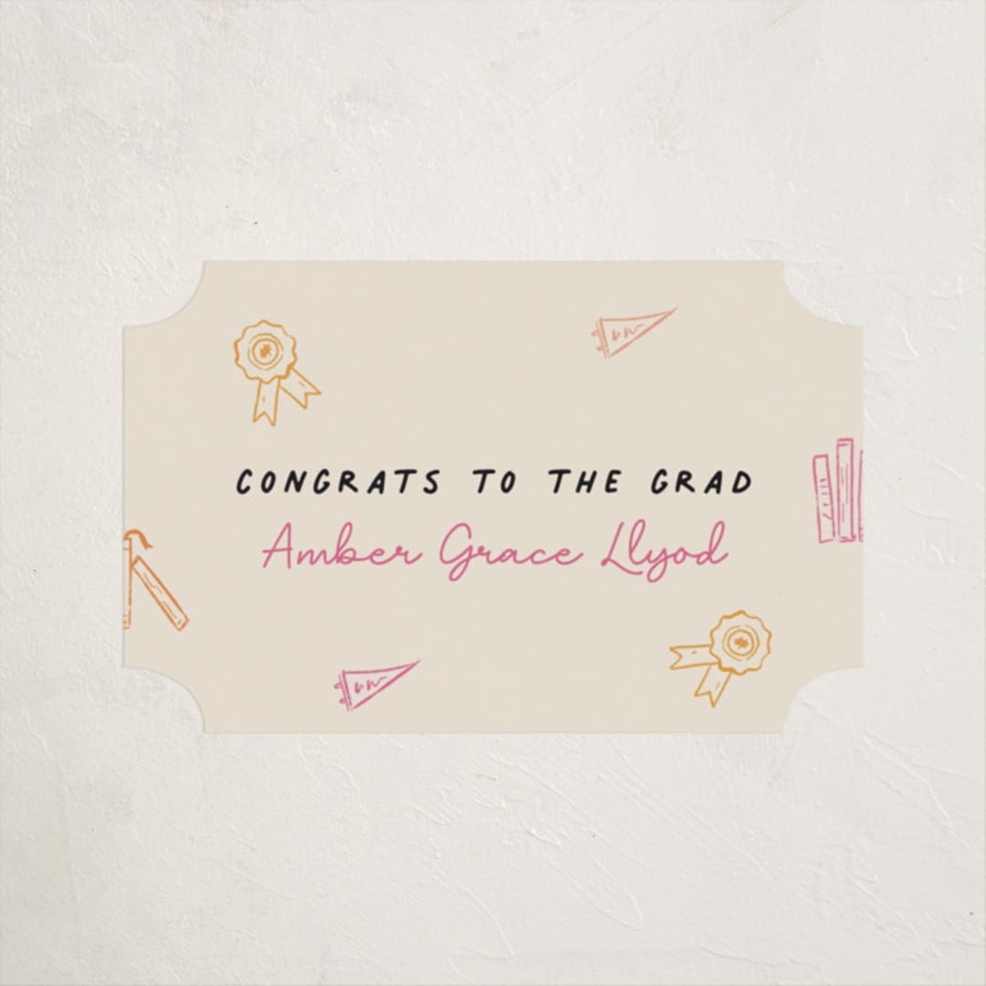 "Iconic" - Graduation Stickers in Fruitloop by Vera Lim - Front