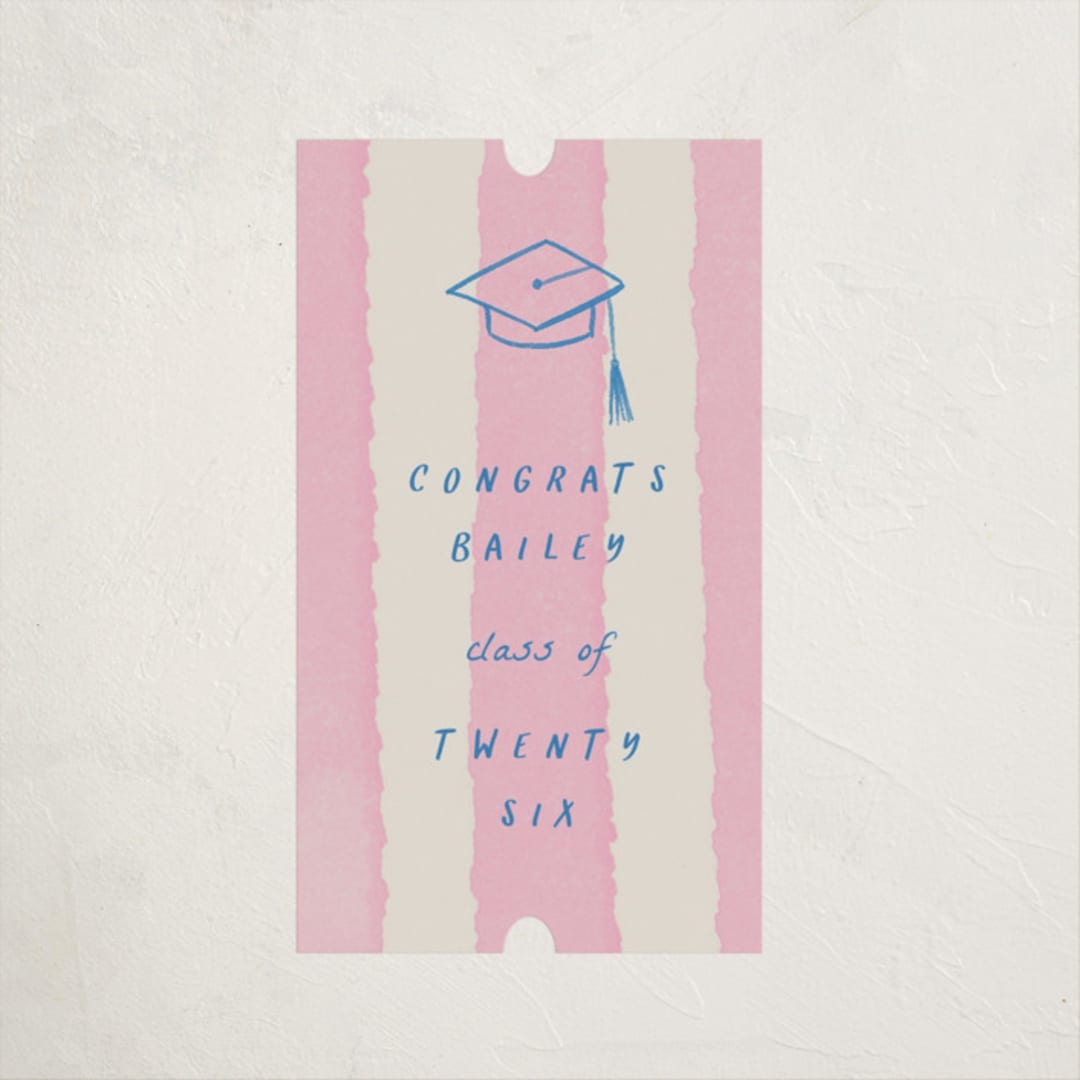 "daydreams and doodles" - Graduation Stickers in Cherry Blossom by Jessica Yeo - Front