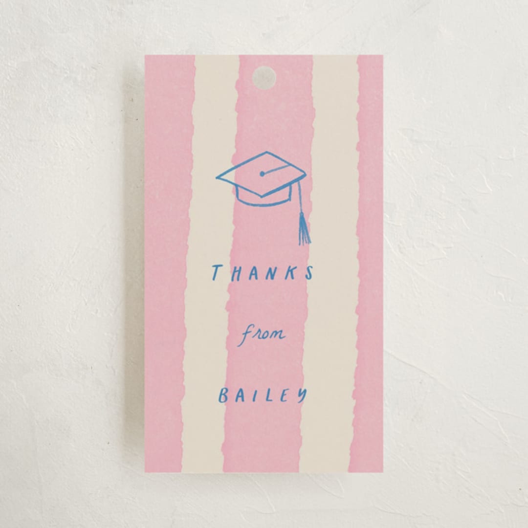 "daydreams and doodles" - Graduation Favor Tags in Cherry Blossom by Jessica Yeo - Front