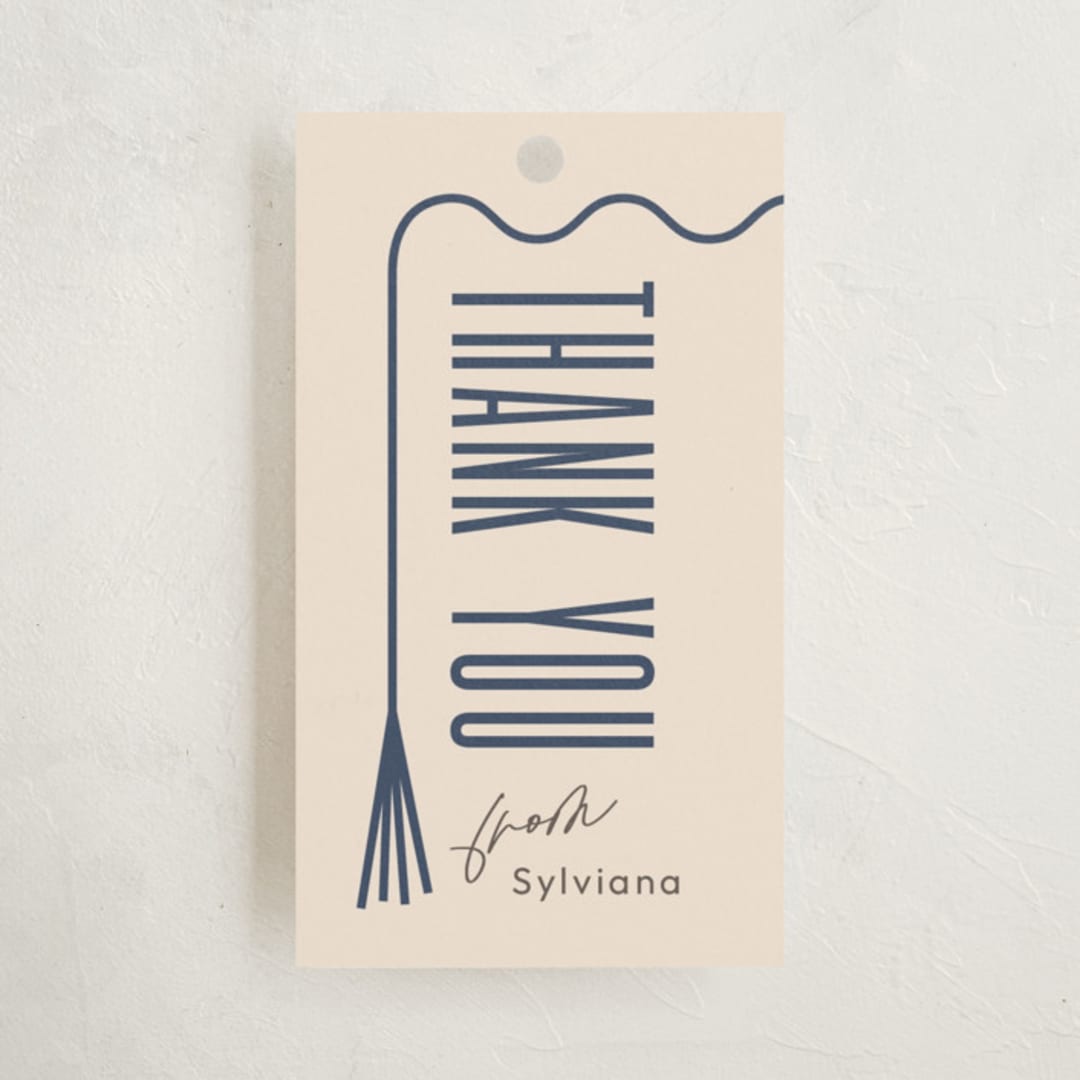 "Deneb" - Graduation Favor Tags in Elan by letterfix - Front