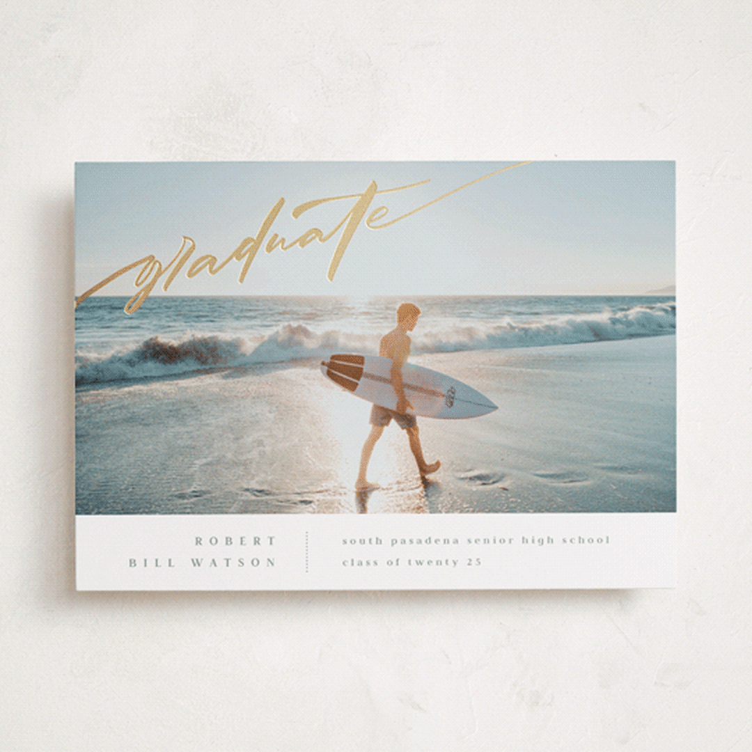 "awesome future" - Graduation Announcements in Cloud by Anastasia Makarova - Front