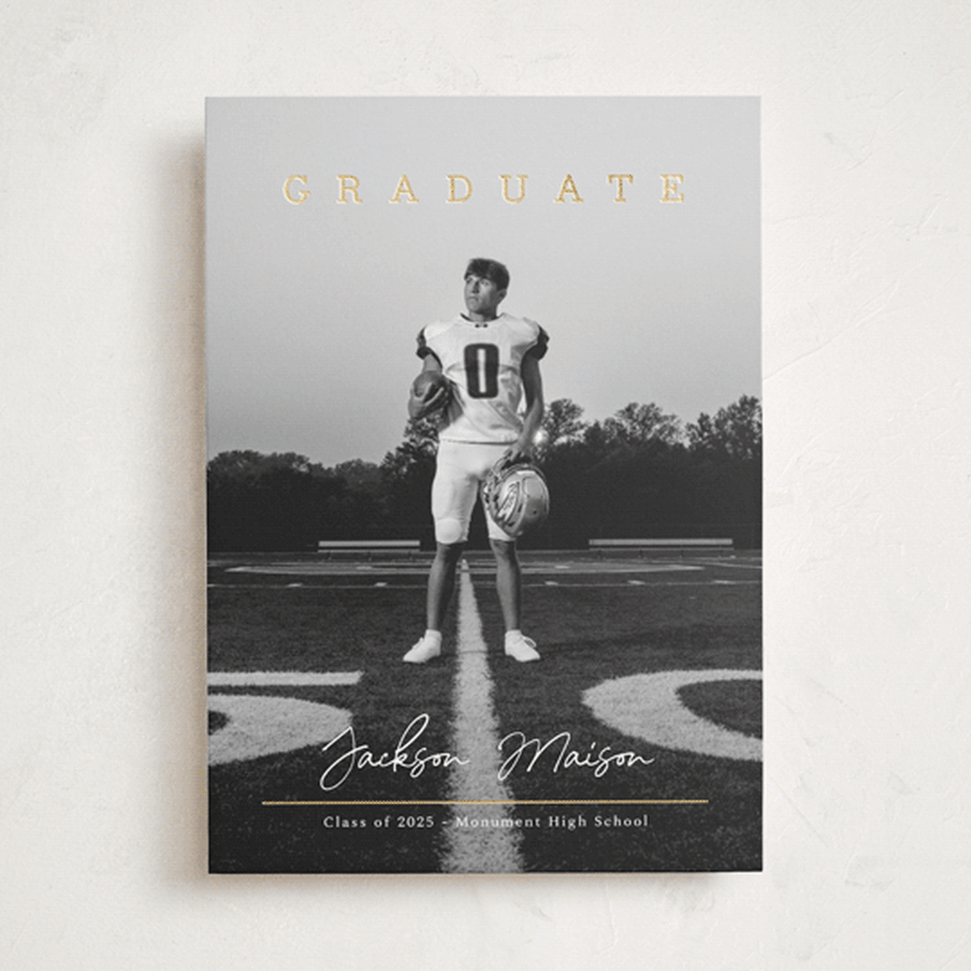 "Balance" - Graduation Announcements in Freshwhite by Kaydi Bishop - Front