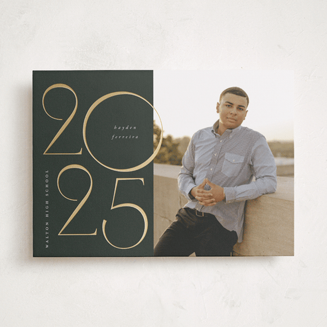 "Big 2025" - Graduation Announcements in Ink by Ana de Sousa - Front