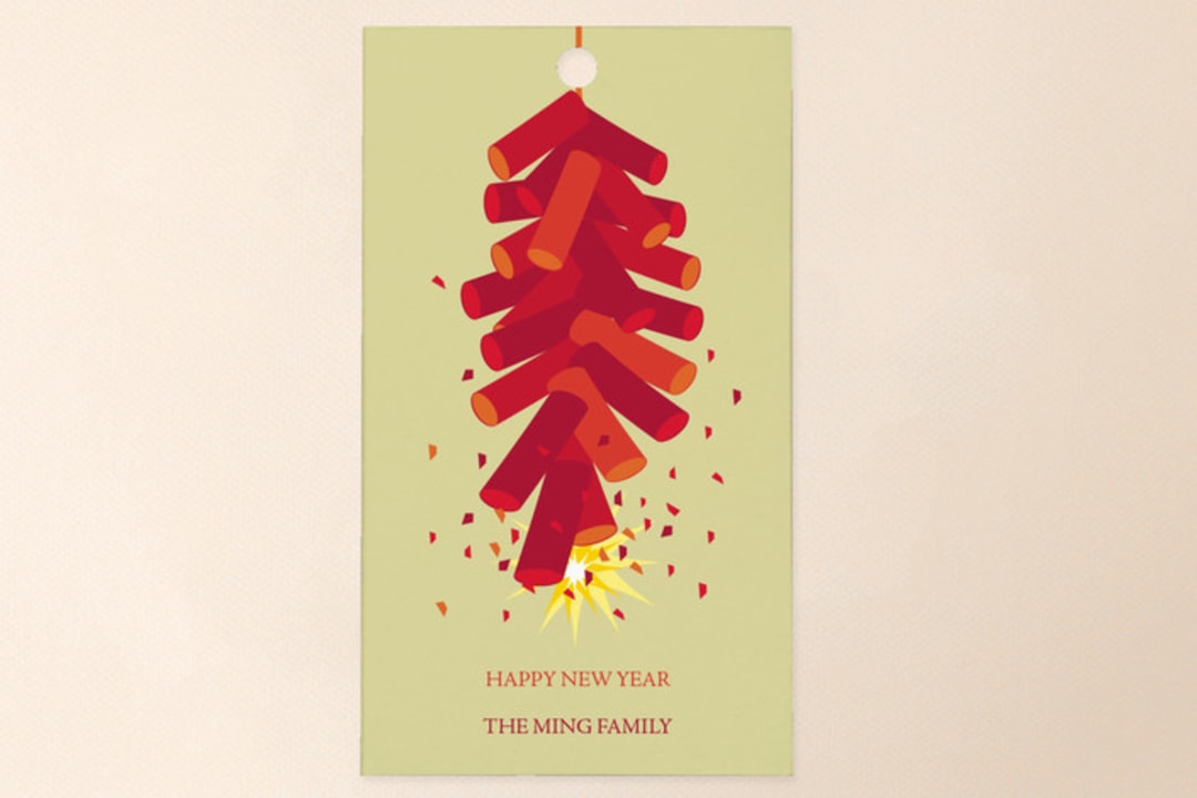 "Big Bang" - Gift Tags in Tea by Betta - Front