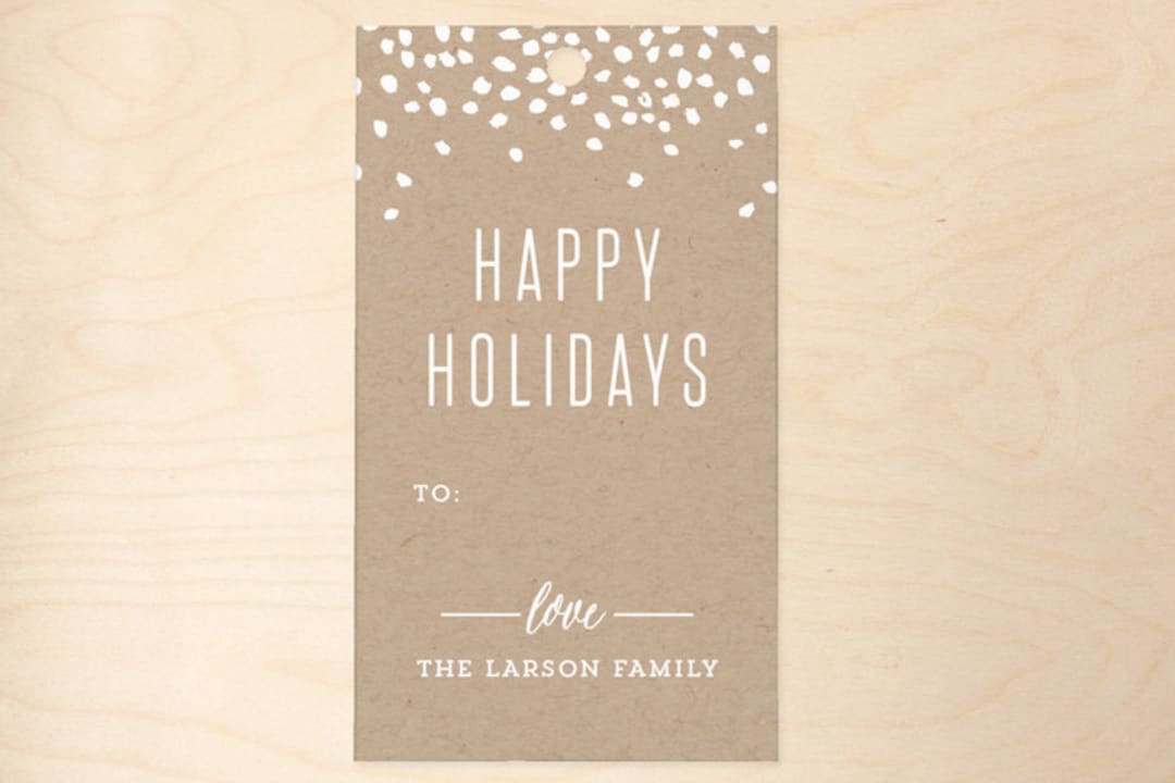 "Painted Frames" - Gift Tags in Kraft by Melanie Severin - Front