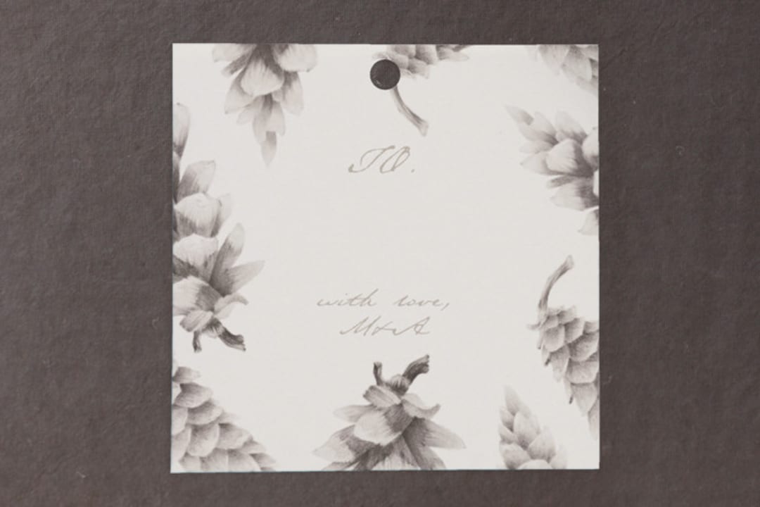 "Kotte" - Gift Tags in Ivory by jinseikou - Front