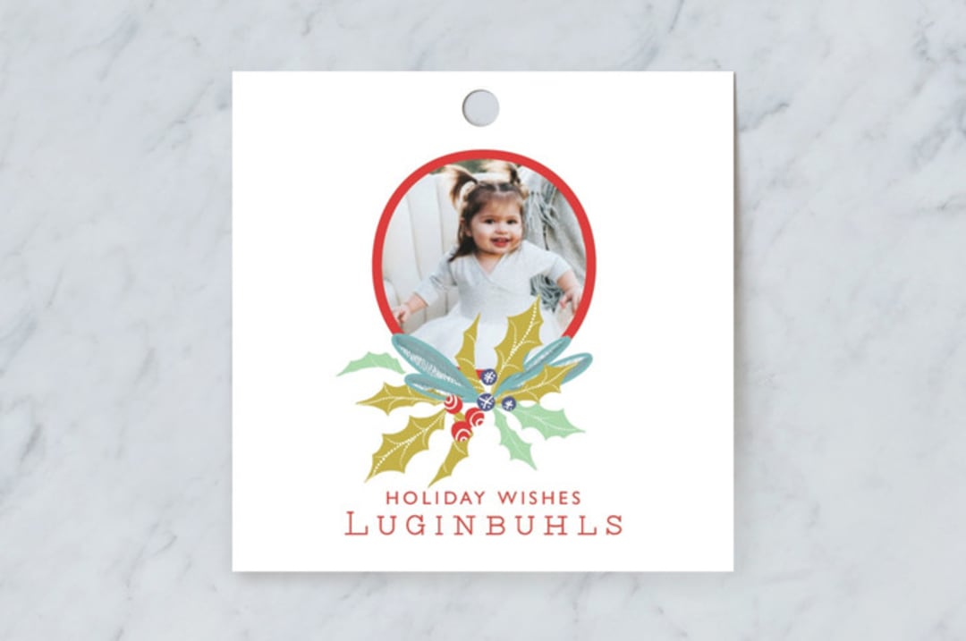 "Oh Big Holiday" - Gift Tags in Gum Drops by Carole Crohan - CaroleeXpressions - Front